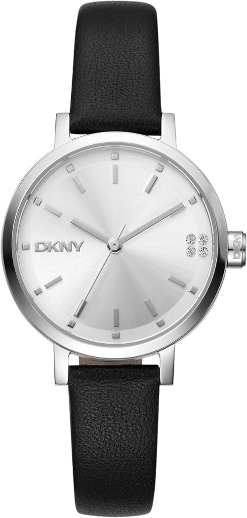 DKNY Soho Glitz Round Shape Analog Wrist Watch for Women, 30 mm Case Diameter, Black on Amazon.ae - Price Tracker