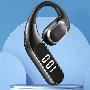 Single-Ear Bluetooth Headset with Bluetooth 5.5, ENC Noise Cancellation, HiFi Sound Quality, and 360° ACS Panoramic Audio. Compatible with Both Android and Apple Devices,F62(Black). on Amazon.ae - Price Tracker