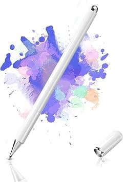 INFOSUN Stylus Pen for iPad,Disc Stylus Pens for Touch Screens, Passive Stylus with Magnetic Cap, Compatible with Apple/iPhone/iPad/Android/Microsoft Tablets and All Passive Touch Screen (White) on Amazon.ae - Price Tracker