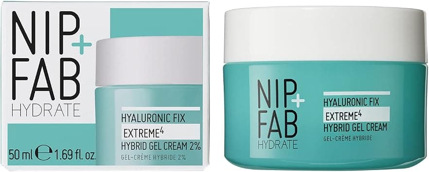 Nip+Fab Nip + Fab 2% Hyaluronic Acid Gel Cream for Face Anti-Aging Hydrating Moisturizer for Fine Lines and Wrinkles, Skin-Plumping Skin Care, Smoothing, Moisturizing, Multicolor, 50ML on Amazon.ae - Price Tracker