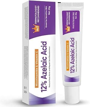 Azelaic Acid Serum, 12% Azelaic Acid, Hyaluronic Acid & Niacinamide, Redness Relief Face, Moisturizing and Balance Excess Sebum, Reducing Blemish & Rosacea Acne, for Sensitive Skin on Amazon.ae - Price Tracker