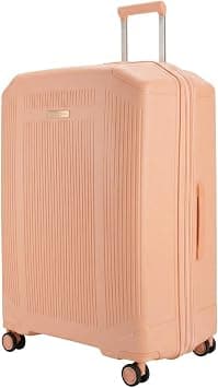 Sonada Unbreakable Luggage Unisex,Double Zipper,Expandable, International Lock With 4 Double Silent Wheels (Peach) على Amazon.ae - متتبع الأسعار