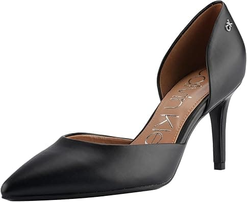 Calvin Klein Women's Gloria Pump, Black Leather 967, 38 EU on Amazon.ae - Price Tracker