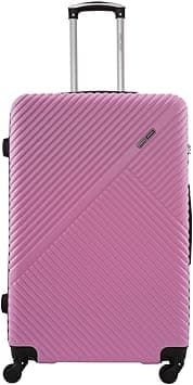 Vizro Series 1 Piece Durable Lightweight Cabin Size 20 inches Carrying 10KG Material-ABS 4 Wheels Hardsided Travel Suitcase - Pink on Amazon.ae - Price Tracker