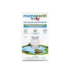 Mamaearth Moisturizing Baby Bathing Soap Bar With Goat Milk, Oatmeal & Shea Butter | Cleanses & Nourishes Skin, Bath Bar for Smooth, Delicate Baby Skin | Safe for Newborns, 75g Each (Pack of 2) - Amazon.ae Price Tracker