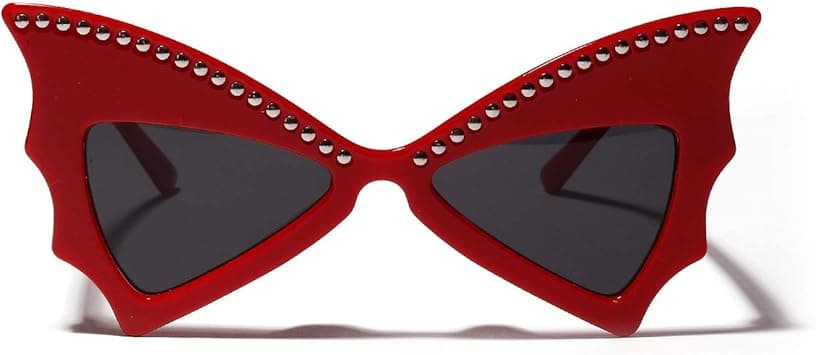 Butterfly Shape Sunglasses Personality Cat Eye Glasses for Party Parties Populace Places Fashion Accessories Sunglasses for Women (Size : A) on Amazon.ae - Price Tracker