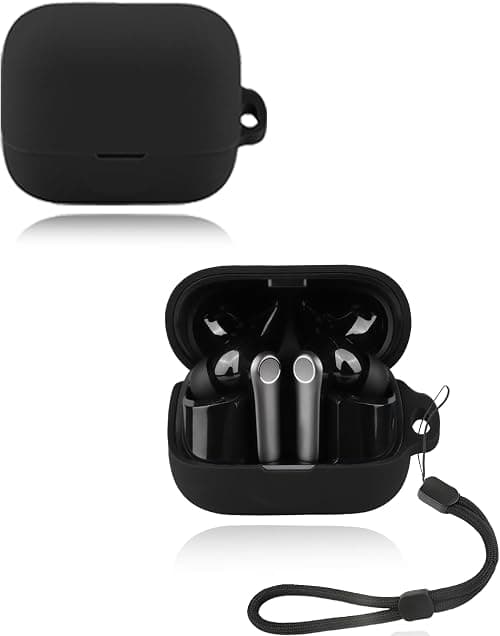 Case for EarFun Air Pro 4+ Wireless Earbuds, yystao Soft Silicone Protective Cover compatible with EarFun Air Pro 4 Plus, With Lanyard, Dustproof, Shockproof & Durable, Black on Amazon.ae - Price Tracker
