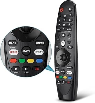 EWO'S Universal Remote Control for LG Smart TV Magic Remote Replacement, with Buttons for Netflix Prime Videoã€ NO Voice and Pointer Functionã€‘ - Amazon.ae Price Tracker