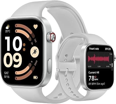 XIAOMI Redmi Smart Watch 6 for Men Women, 2.07'' AMOLED Fitness Watch with Heart Rate/Sleep/Stress Tracking, Activity Tracker 24 Days battery life, 5ATM, GPS, Android™ & iOS, Silver Gray على Amazon.ae - متتبع الأسعار