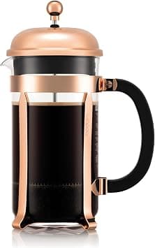 Bodum Iconic French Press Chambord Coffee Maker, 8 Cups, Bd-11652-18, Copper, 34 Oz./1 litre, Copper على Amazon.ae - متتبع الأسعار