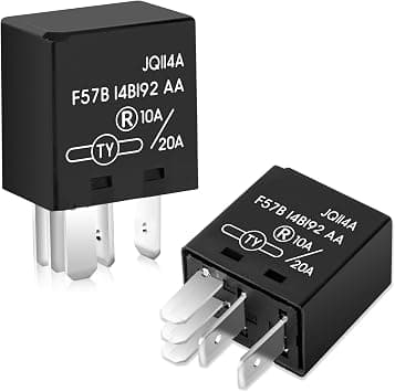 2 Packs F57B14B192AA Relay, 5 Pins, Automotive Relay F57B 14B192 AA Fits for Select Ford, Cadillac Vehicles, Toyota on Amazon.sa - Price Tracker
