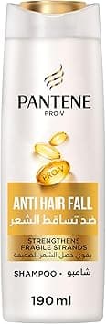 Pantene Pro-V Anti-Hair Fall Shampoo, Strengthens Fragile Strands, Nourishes, Thicker and Stronger Hair in 14 Days, 190ml on Amazon.ae - Price Tracker