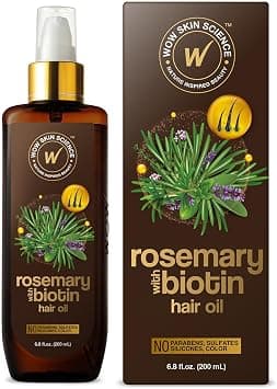 WOW Skin Science Rosemary with Biotin Hair Oil 200 ml على Amazon.ae - متتبع الأسعار