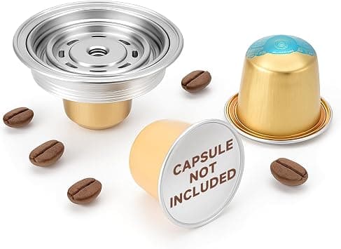 Reusable Coffee Capsule Adapter for Nespresso Vertuo Next & Vertuo Pop Pods, Eco-Friendly Refillable Coffee Pods Converter for Barista Accessories, Easy to Clean Reusable Capsule for Coffee Brewing على Amazon.ae - متتبع الأسعار