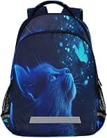 Cute Kitty Cat With Butterfly Backpacks Travel Laptop Daypack School Book Bag for Men Women Teens Kids - Best Deal Finder