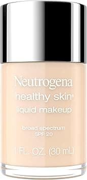 Neutrogena Healthy Skin Liquid Makeup Foundation, Broad Spectrum SPF 20 Sunscreen, Lightweight & Flawless Coverage Foundation with Antioxidant Vitamin E & Feverfew, Classic Ivory, 1 fl. oz on Amazon.ae - Price Tracker