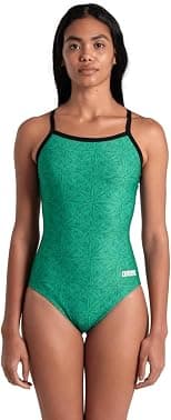 ARENA womens Arena Performance Women's Abstract Tiles Light Drop Back Swimsuit One Piece Swimsuit (pack of 1) - Best Deal Finder