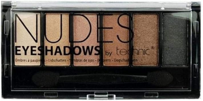 Technic Nudes Eyeshadow Palette - 6 Pigmented, Professional, Long Lasting & Blendable Shimmer Shades for a Natural, Glam Make-up Look. Nude Shades That Are Easy To Use With Long Lasting Coverage. 7.2g on Amazon.ae - Price Tracker