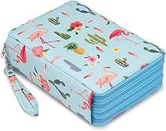 BTSKY 200 Slots Colored Pencil Organizer - Deluxe PU Leather Pencil Case Holder with Removal Handle Strap Pencil Box Large for Colored Pencils Watercolor Pencils - Amazon.ae Price Tracker