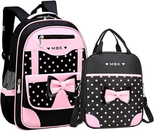 Princess Bow Girls Backpack Elementary School Bag Kids School Travel Bag على Amazon.ae - متتبع الأسعار