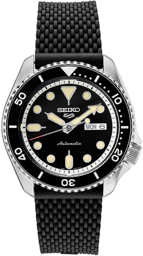 Seiko SRPD95 Seiko 5 Sports Men's Watch Black 42.5mm Stainless Steel on Amazon.ae - Price Tracker
