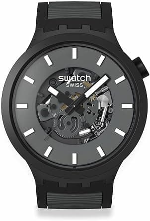 Swatch Casual Watch Unisex Black Quartz Bio-sourced Past The Horizon on Amazon.ae - Price Tracker