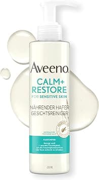 Aveeno CALM+RESTORE Nourishing Oat Face Cleanser for Gentle Skin Cleansing with Oats & Feverfew for Sensitive Skin - Best Deal Finder