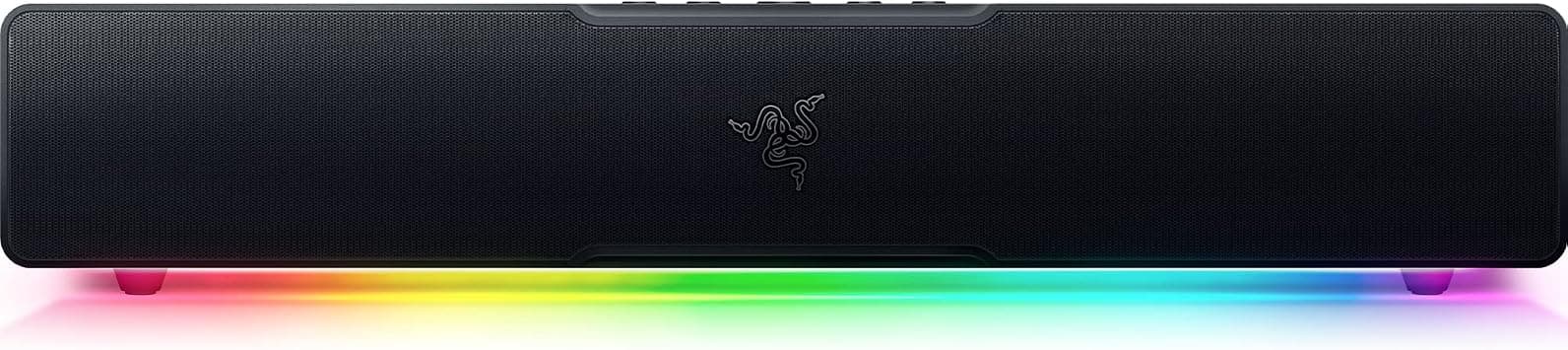 Razer Leviathan V2 X PC Gaming Soundbar, Compact Design, Chroma RGB, USB Type C Power and Audio Delivery, Bluetooth 5.0, for PC, Laptop, Smartphones, Tablets & Nintendo Switch - Black على Amazon.ae - متتبع الأسعار