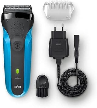 Braun Shaver 310Bt,Series 3 Shave And Style Rechargeable Wet And Dry Electric Shaver, Blueblack - Amazon.ae Price Tracker