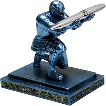 ELECDON Executive Knight Pen Holder -Personalized decoration Desk Accessory Stationery organizer, creative Pen Stand Decorative Gift for Office on Amazon.ae - Price Tracker