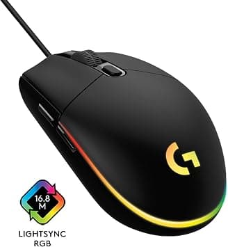 Logitech G102 LIGHTSYNC Gaming Mouse - Black on Amazon - Best Deal Finder