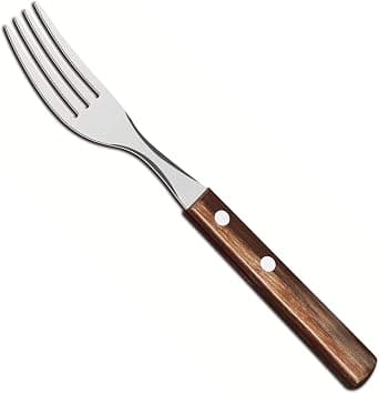 Tramontina Stainless Steel Table Fork with Treated Brown Polywood Handle on Amazon.ae - Price Tracker