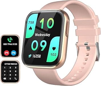 ANCwear Smart Watch for Women, 1.96" Fitness Tracker Watches with Heart Rate/SpO2/Sleep Monitor Pedometer Calories, 120+ Sports Modes, IP67 Waterproof Smartwatch for iOS Android Phones on Amazon.ae - Price Tracker