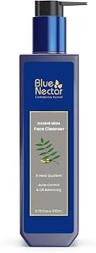 Blue Nectar Vitamin C Face Wash for Women and Men | Face Wash for Acne & Pimple with Neem & Honey | Natural Cleanser for Face with Ayurvedic Herbs (11 Herbs, 200 ml) - Best Deal Finder