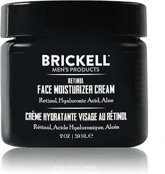 Brickell Men's Retinol Face Moisturizer Cream For Men, Natural & Organic, Anti-Wrinkle Face Night Cream with Retinol & Hyaluronic Acid To Reduce Fine Lines and Even Skin Tone, Fragrance-Free, 2 Ounce on Amazon.ae - Price Tracker
