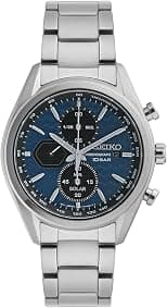 Seiko Men's Quartz Watch Stainless Steel with Silicone Strap - Best Deal Finder