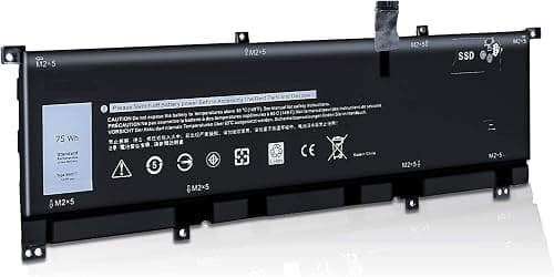 8N0T7 Batería de Repuesto para computadora portátil Compatible for Dell XPS 15 9575 15-9575-D1605TS 15-9575-D1805TS 5530 2-in-1 P73F Series 8NOT7 TMFYT 0TMFYT 11.4V 75Wh 6254mAh 6-Cell on Amazon - Best Deal Finder