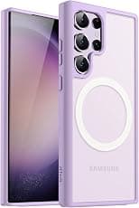 JETech Magnetic Case for Samsung Galaxy S23 Ultra 5G 6.8-Inch, Compatible with MagSafe, Translucent Matte Back Shockproof Phone Cover (Lilac) - Best Deal Finder