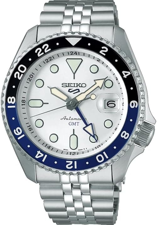 Seiko 5 Sports GMT Automatic Analog Watch for Men, 42.5 mm Case Diameter, Silver on Amazon.ae - Price Tracker
