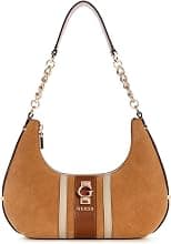 GUESS Womens Erenia Top Zip Shoulder Handbag (pack of 1) - Best Deal Finder