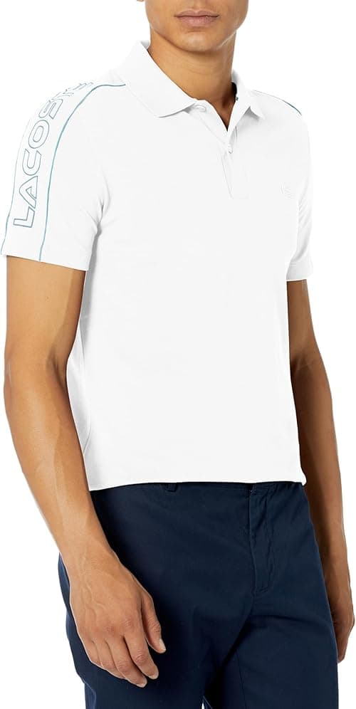 Lacoste mens Short Sleeve Piping Polo Shirt Polo Shirt on Amazon.ae - Price Tracker