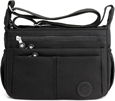 FANDARE Lightweight Shoulder Bag Women's Shoulder Bags Sling Shoulder Bag Waterproof Nylon for Travel School Sports Shopping Crossbody Bag on Amazon.ae - Price Tracker