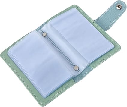 Credit Card Holder for Men and Women Card Holder Business Card Holder with 24 Compartments Soft Leather Wallet with Card Sleeves ID Organiser Card Case, Green, 11 * 7,5 cm, Credit card holder on Amazon.ae - Price Tracker