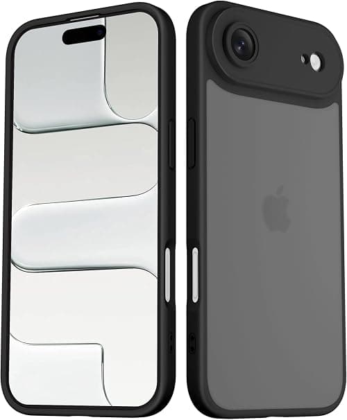 Mootobo Designed for iPhone 17 Air Case with Camera Lens Full Cover Protection, 10FT Military Grade Drop Protection Phone Case with Anti-Fingerprint Matte Back 6.5 inch - Black on Amazon.ae - Price Tracker