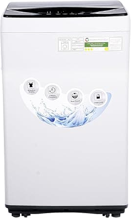 Akai 7kg Fully Automatic Top Load Washing Machine with Digital Panel, Intelligent Waterfall System, Pulsator, Prewash Cycle, Superior Wash, Soft Closing Lid, Light Grey WMMA-X07TL على Amazon.ae - متتبع الأسعار