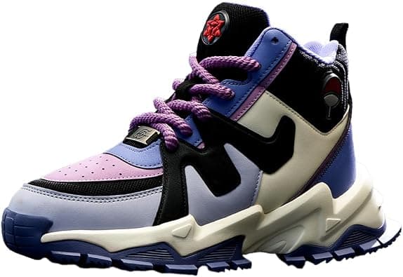 The Souled Store Naruto Shippuden: Sasuke Men and Boys Purple PU Upper Lace Up High Top Sneakers on Amazon.ae - Price Tracker