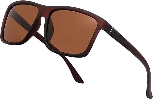 Men's Sports Polarized Sunglasses Square Frame Glasses NP1007 on Amazon.ae - Price Tracker