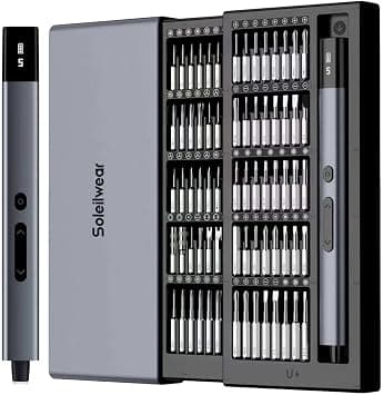 Soleilwear Electric Precision Screwdriver, 80pcs Mini Electric Screwdriver على Amazon.ae - متتبع الأسعار