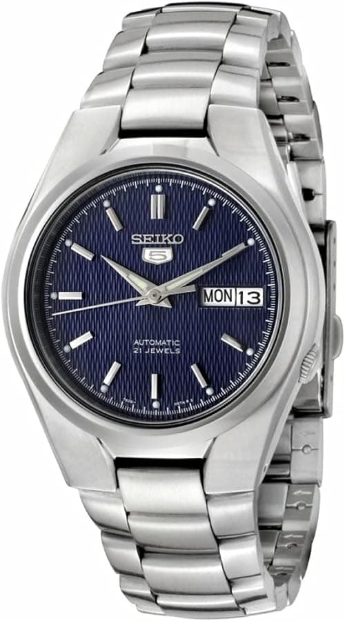 Seiko Men Automatic Watch With Analog Display And Stainless Steel Strap SNK603, White on Amazon.ae - Price Tracker