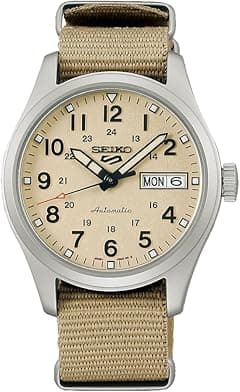 SEIKO 5 Sport SRPJ83 Beige Dial Nylon Automatic Watch - Amazon.ae Price Tracker